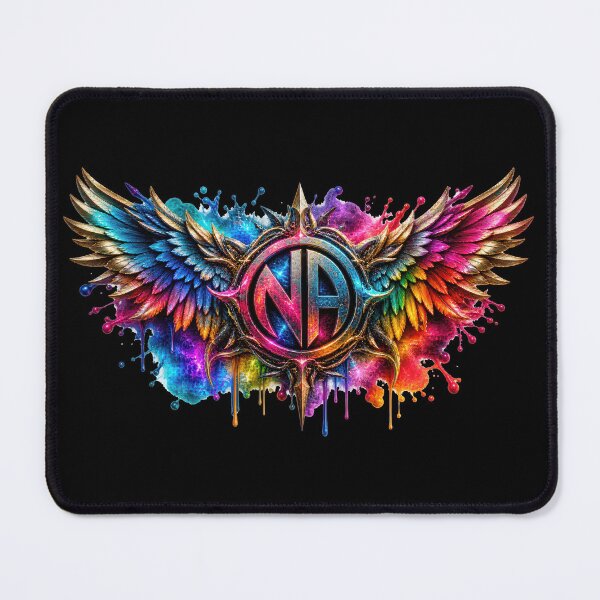 Item preview, NA Water Color Wings of Recovery – Colorful Sobriety & New Beginnings designed and sold by artistwill.
