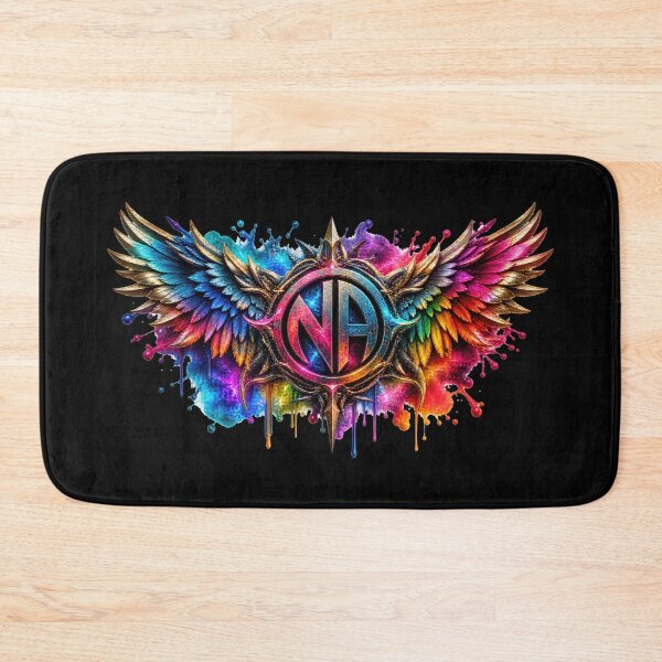Item preview, NA Water Color Wings of Recovery – Colorful Sobriety & New Beginnings designed and sold by artistwill.