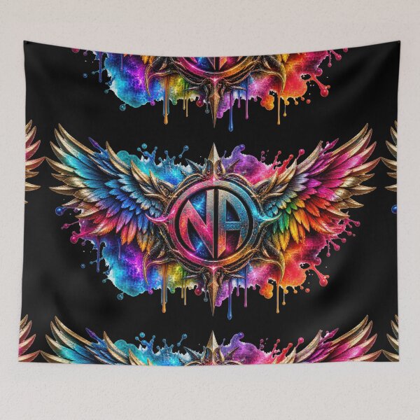 Item preview, NA Water Color Wings of Recovery – Colorful Sobriety & New Beginnings designed and sold by artistwill.