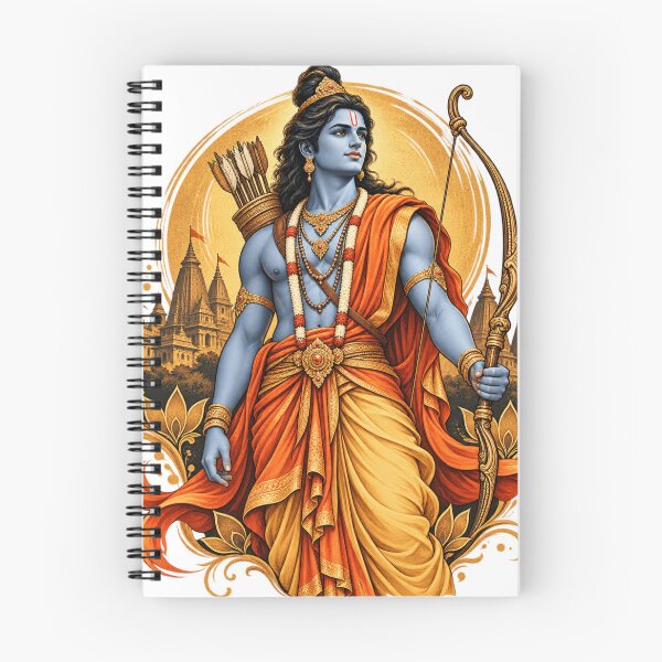Item preview, Arte devocional del Señor Rama, el arquero divino designed and sold by BasicPrintStudio.