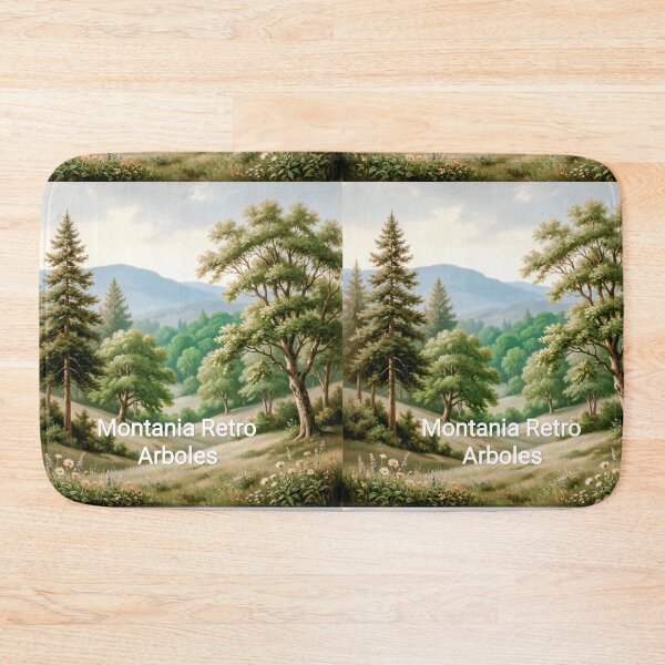Item preview, Retro mountain trees designed and sold by casamomo.