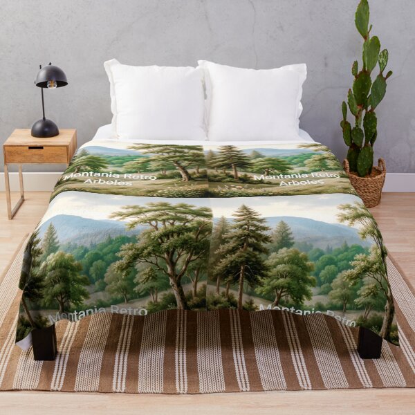 Item preview, Retro mountain trees designed and sold by casamomo.