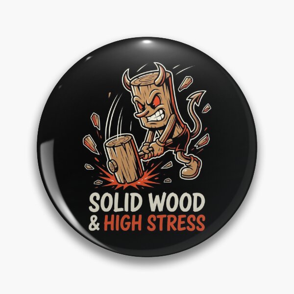 Artikelvorschau, Solid Wood & High Stress Funny Carpenter Woodworker T-Shirt entworfen und verkauft von DEADLINE DEMONS.