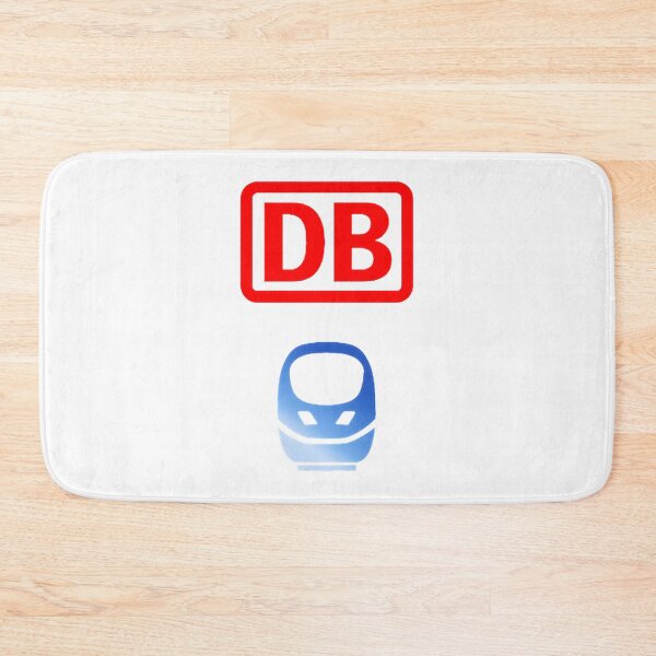 Item preview, Blue and White Passenger Train Illustration Design designed and sold by NurseAxis.