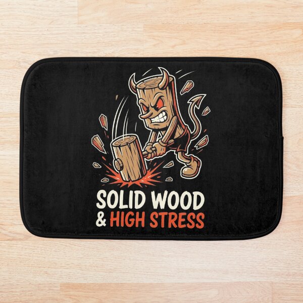 Item preview, Solid Wood & High Stress Funny Carpenter Woodworker T-Shirt designed and sold by DEADLINE DEMONS.