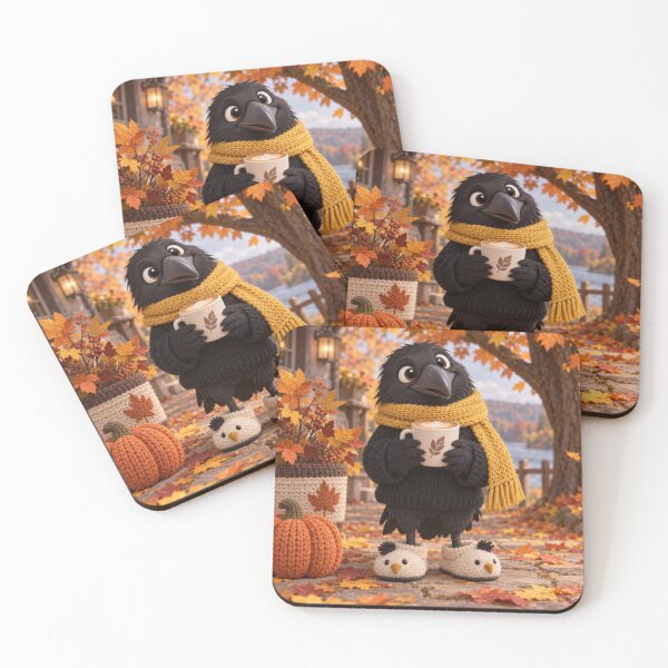 Item preview, Warming coffee for autumn weather. designed and sold by elegantpaterns.