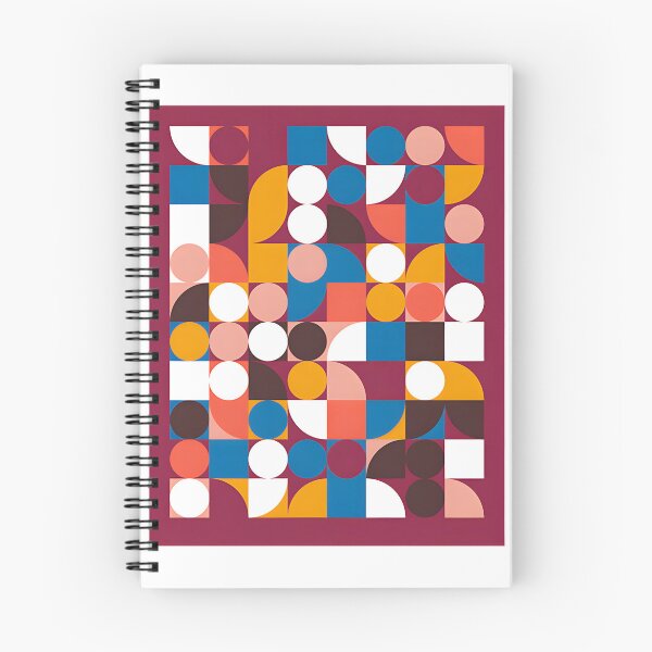 Item preview, Bauhaus Style Abstract Maroon Design with High Definition Detail designed and sold by donsuki.
