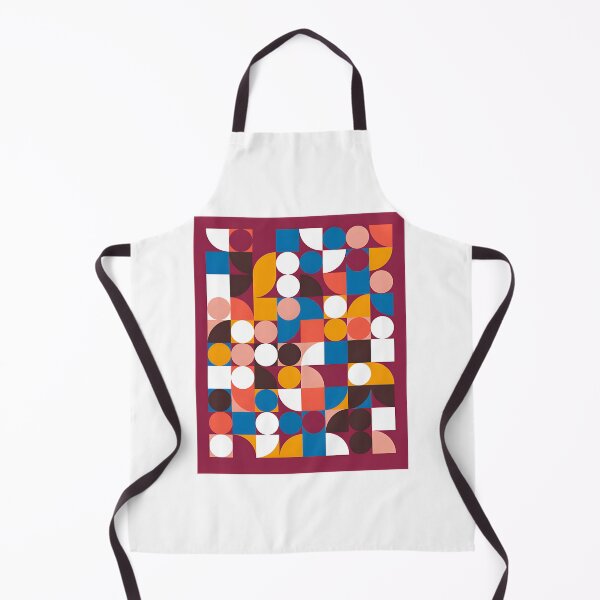Item preview, Bauhaus Style Abstract Maroon Design with High Definition Detail designed and sold by donsuki.