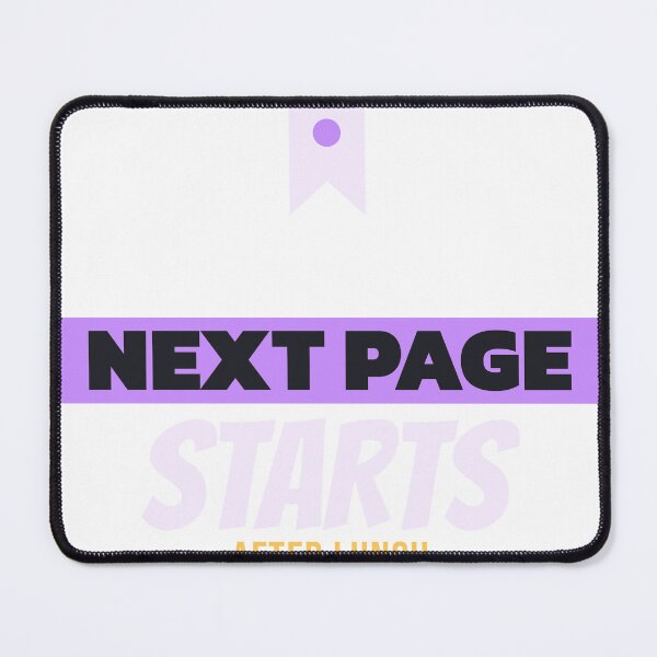 Item preview, Next Page Starts Book Club Shirt designed and sold by Nice Niche.