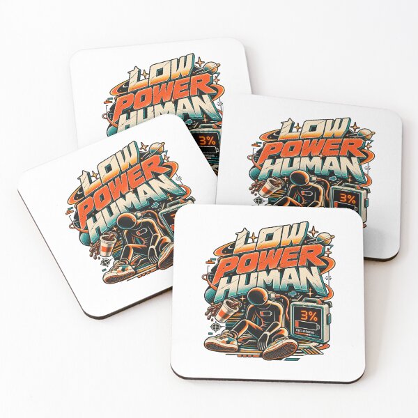 Item preview, Low Power Human – 3% Recharging Retro Space Tech designed and sold by NarpLTD.