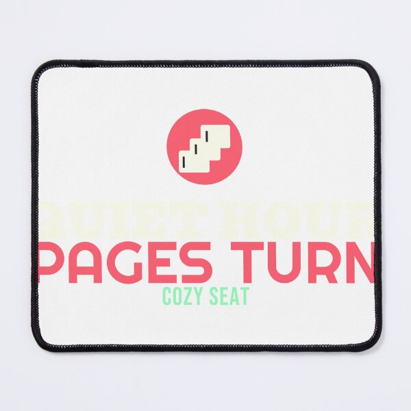 Item preview, Quiet Hour Pages Turn Book Club Shirt designed and sold by Nice Niche.