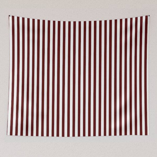 Item preview, Narrow stripes in maroon and white designed and sold by RishabhArts1.