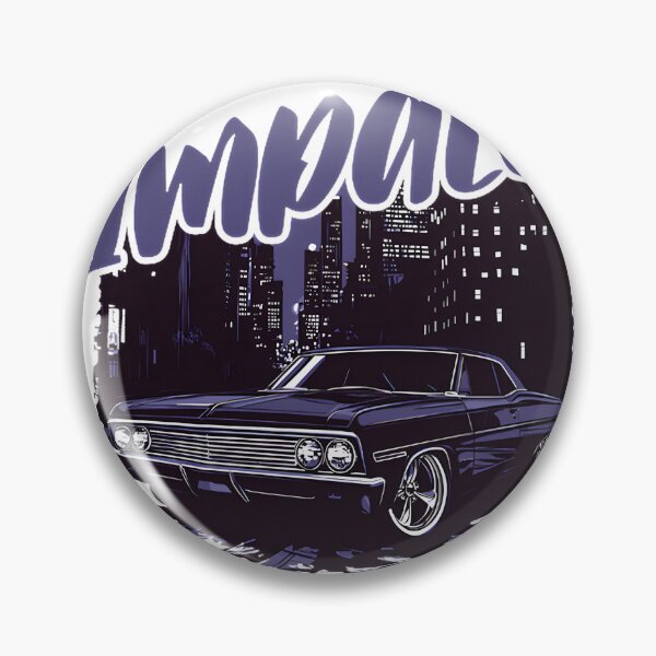 Artikelvorschau, Klassische Illustration eines Oldtimers vom Typ Chevy Impala entworfen und verkauft von Lord Jackster.