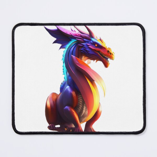 Item preview, Vibrant Colourful Dragon Illustration with Artistic Details designed and sold by SivalSin.