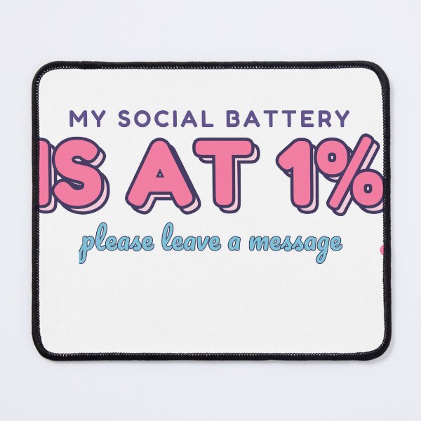 Item preview, Social Battery 1 Percent Introvert Funny designed and sold by BeCalyx ⭐⭐⭐⭐⭐.