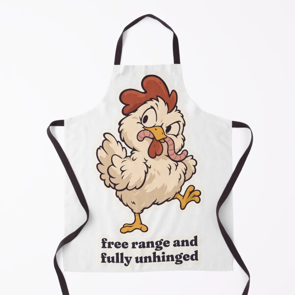 Item preview, Unhinged Backyard Chicken Free Range Worm Thief designed and sold by OuqCreations.