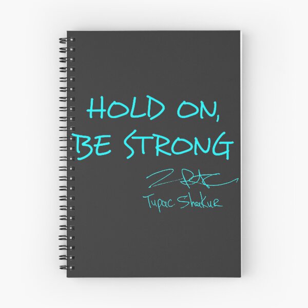 Item preview, Hold On Be Strong Inspirational Motivational Quote Design designed and sold by MugHive.
