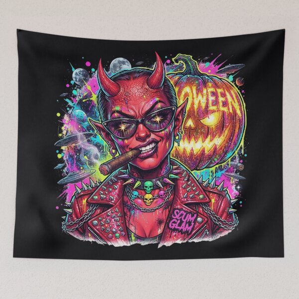 Item preview, Halloween Cyber Horns Demon Glasses Cigar designed and sold by Voodoo Store Paranormal Collections.