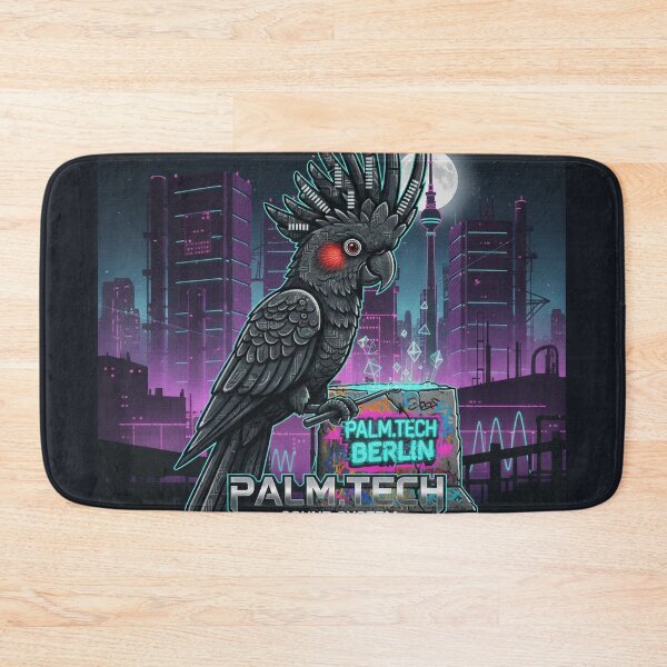 Item preview, Palm Tech Berlin: Dark Techno Drummer - Cyberpunk Bird Art designed and sold by codex antique.