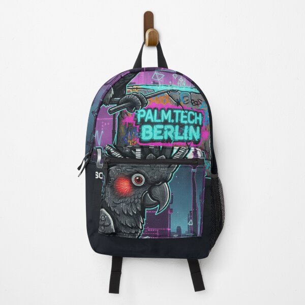Item preview, Palm Tech Berlin: Dark Techno Drummer - Cyberpunk Bird Art designed and sold by codex antique.