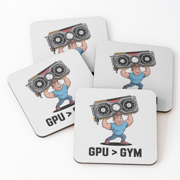 Artikelvorschau, GPU > Fitnessstudio – Lustiger Computerhardware-Technikhumor entworfen und verkauft von Jollys-ArtShop.