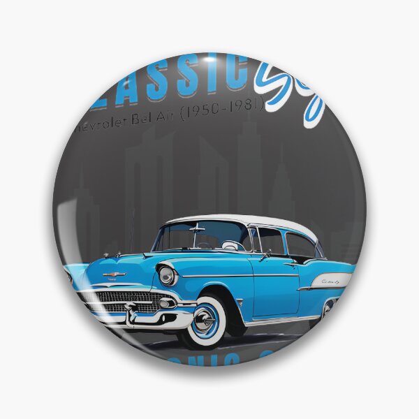 Artikelvorschau, Bel Air – eine glänzende Oldtimer-Illustration im Retro-Stil entworfen und verkauft von Lord Jackster.
