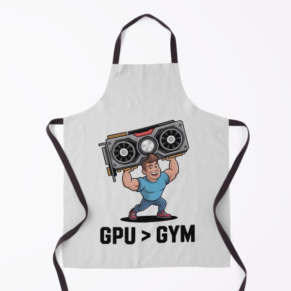 Item preview, GPU > Gimnasio – Humor técnico y divertido sobre hardware informático designed and sold by Jollys-ArtShop.