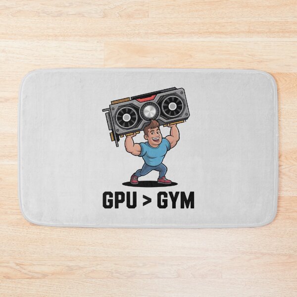 Item preview, GPU > Gym – Funny Computer Hardware Tech Humor designed and sold by Jollys-ArtShop.