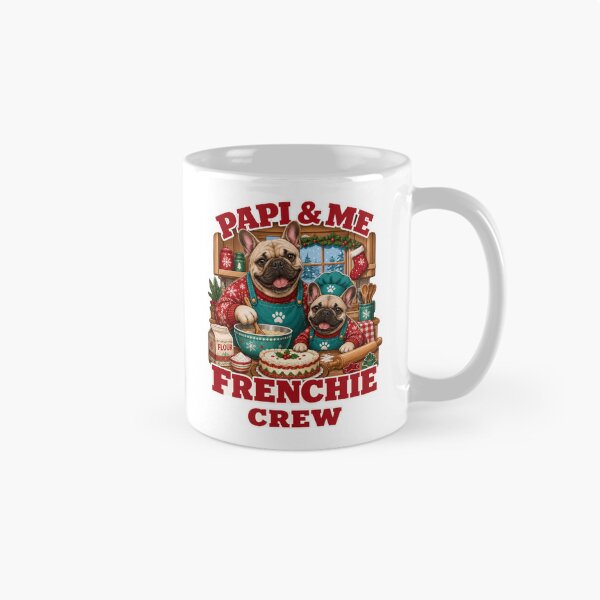Item preview, Retro Papi And Me Frenchie Baking Crew Christmas designed and sold by Design Vibras.
