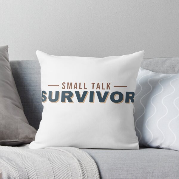 Item preview, Small Talk Survivor Funny Introvert designed and sold by BeCalyx ⭐⭐⭐⭐⭐.
