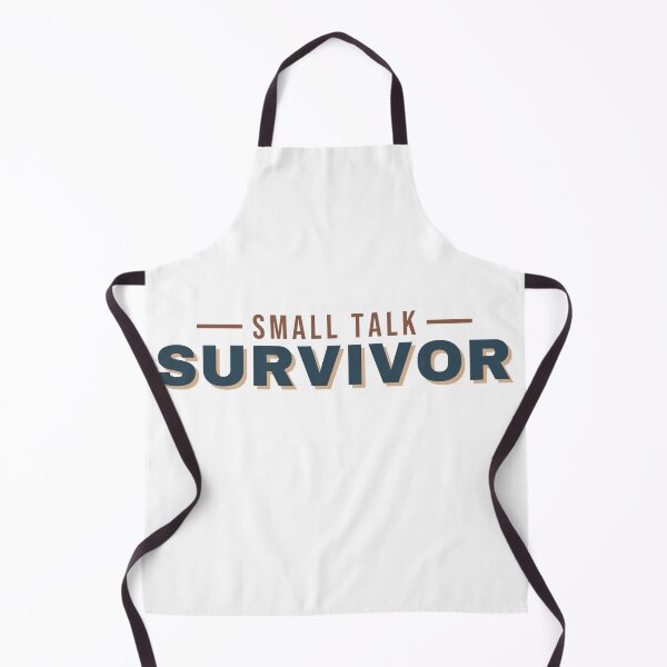 Item preview, Small Talk Survivor Funny Introvert designed and sold by BeCalyx ⭐⭐⭐⭐⭐.