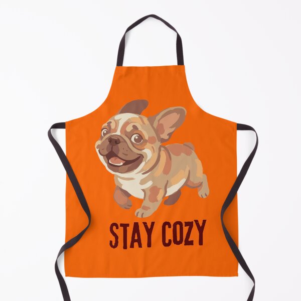 Aperçu de l'œuvre Cute French Bulldog Stay Cozy - Winter Dog Lover Gift créée et vendue par stormk10.