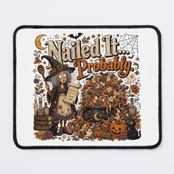 Item preview, Nailed It Probably Funny Witch Cauldron Halloween designed and sold by JoyfullyOffbeat.