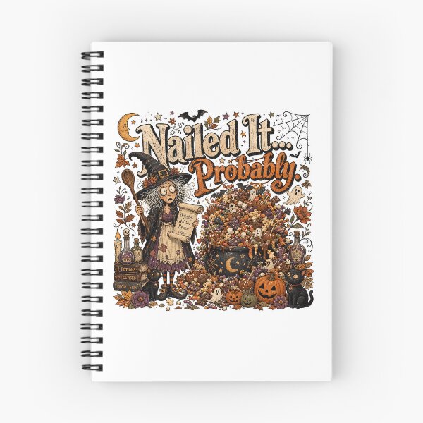 Item preview, Nailed It Probably Funny Witch Cauldron Halloween designed and sold by JoyfullyOffbeat.