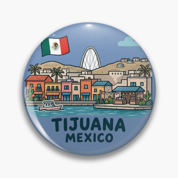 Item preview, Tijuana Mexico Cute City designed and sold by HowToCanadian.