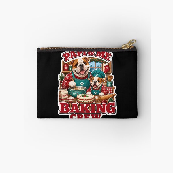 Item preview, Retro Papi And Me English Bulldog Baking Crew designed and sold by Design Vibras.