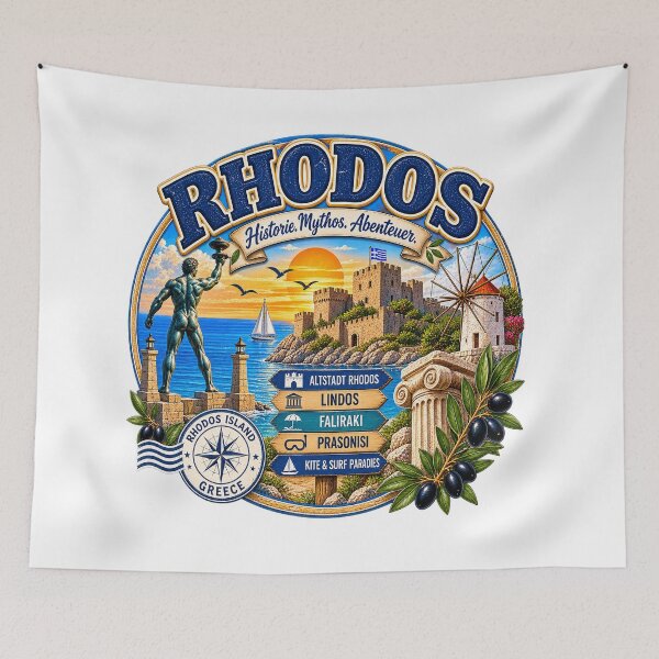 Item preview, Rhodes – History, Myth & Adventure in Greece designed and sold by Wandervogel123.
