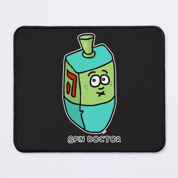 Artikelvorschau, Spin Doctor Sticker | Lustiges Chanukka-Dreidel-PR-Wortspiel entworfen und verkauft von MyxaART.