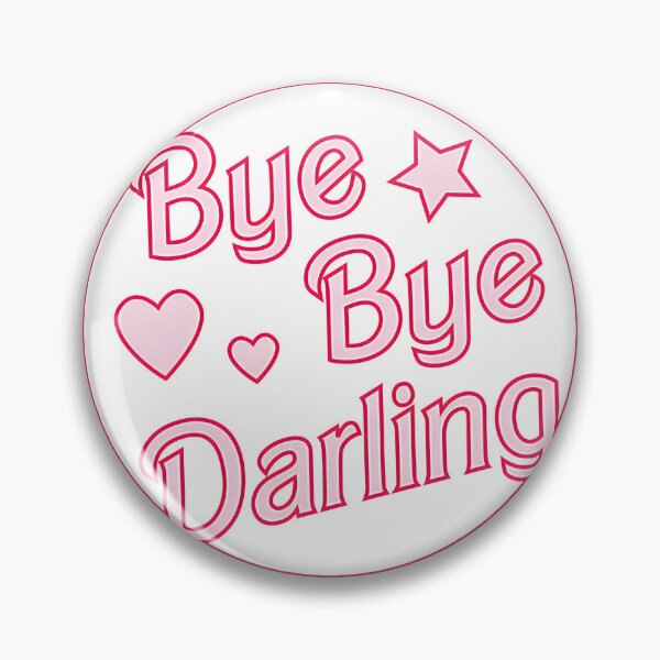 Item preview, Farewell Message Design Saying Bye Bye Darling with Elegant Script designed and sold by alkont.