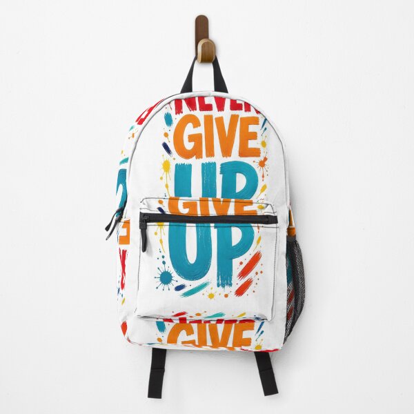 Item preview, Never Give Up Motivational Quote Sticker designed and sold by ayushidesign.