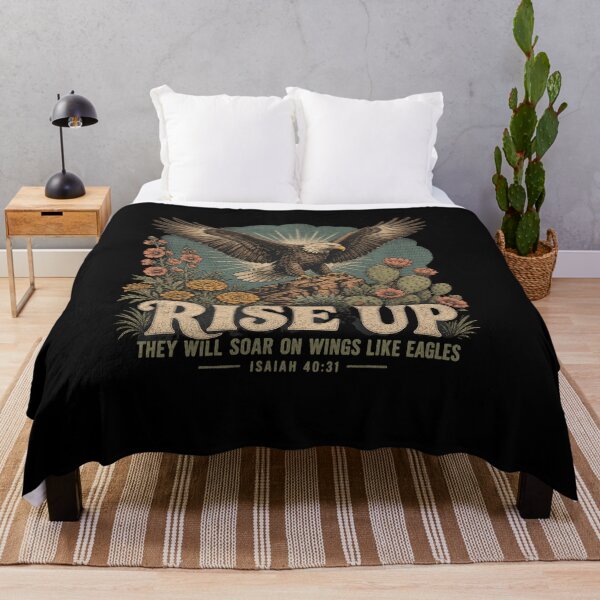 Item preview, Rise Up Eagle Isaiah 40:31 Christian Vintage Western Bible Verse designed and sold by RickyHN7.