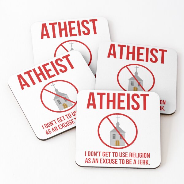 Item preview, Atheist I don’t get to use religion as an excuse to be a jerk. designed and sold by Rachel the Artist .