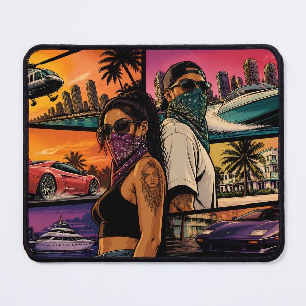 Item preview, Vice City Chronicles - Retro Comic Art Design designed and sold by UrbaneVibeCo.