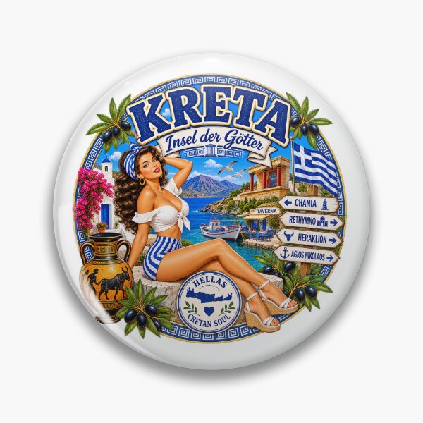 Item preview, Crete, Greece – Island of the Gods Travel Design designed and sold by Wandervogel123.