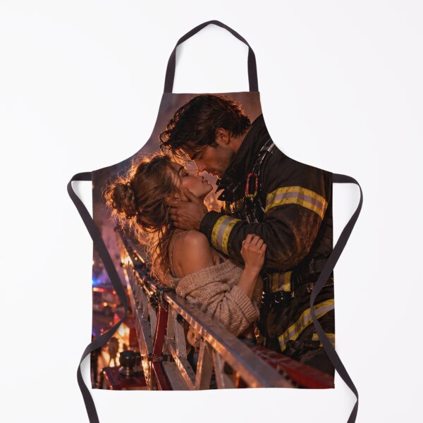 Artikelvorschau, Firefighter Romance – Love in the Flames entworfen und verkauft von BerlyArts.