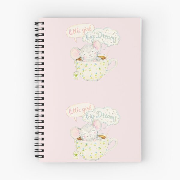Item preview, Little Girl Big Dreams – Sweet Mouse in a Teacup designed and sold by alilu-art .