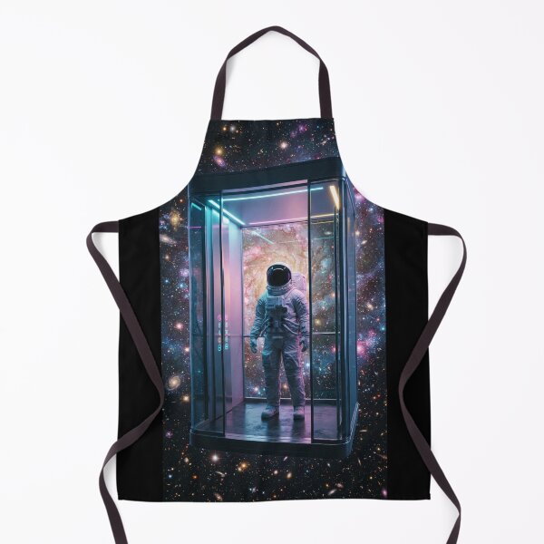 Item preview, Surreal Astronaut in Elevator Space Wall Art designed and sold by Rain-Road.