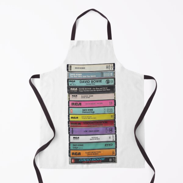 Item preview, David Bowie - Studio Albums - Vintage Cassette Print designed and sold by Mr Mustard Prints.