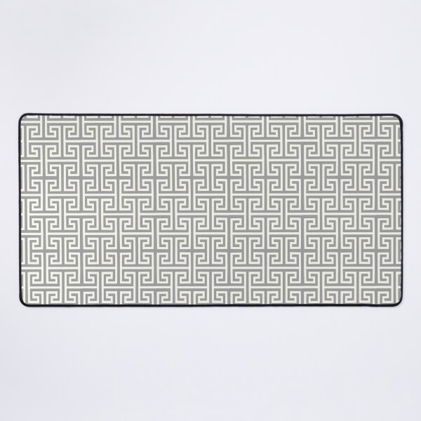 Item preview, Greek key pattern grey designed and sold by ChimaHome.