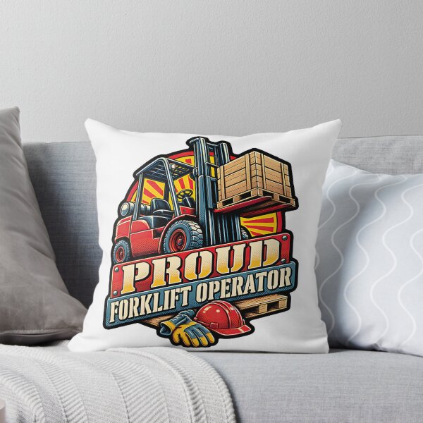 Item preview, Proud Forklift Operator Work Life Inspirational Quote Design designed and sold by XtremerSadiq.